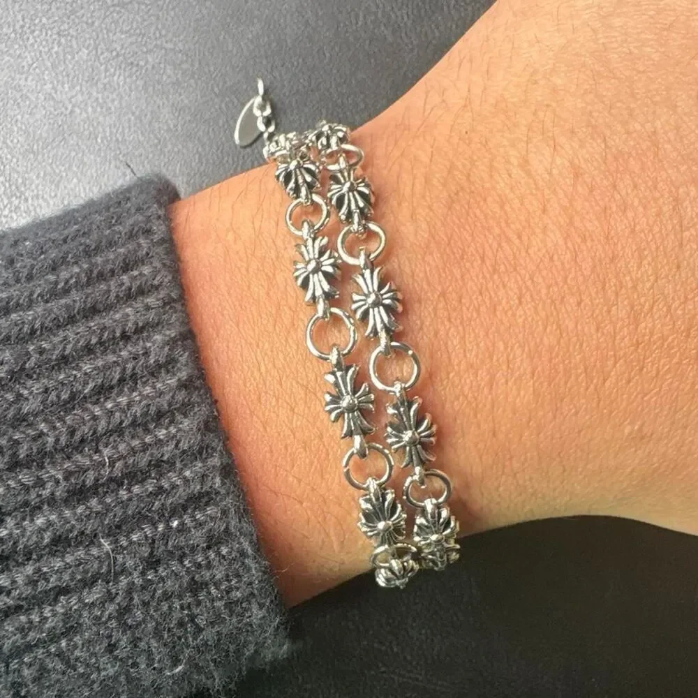 Unbranded Men's Silver and Grey Jewellery